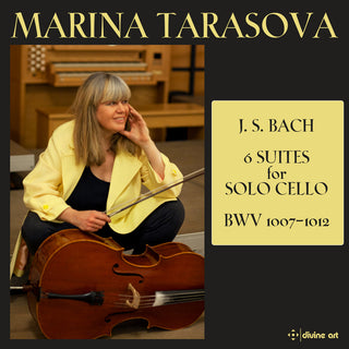 the album cover for J Bach .S. / Tarasova - J.S. 6 Suites For Solo Cello (2pk)