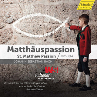the album cover for J Bach .S. / Sangerknaben / Academia Jacobus - St Matthew Passion Bwv 244 (3pk)