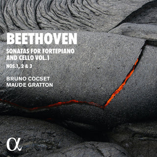 the album cover for Beethoven / Bruno Cocset / Gratton - Sonatas For Fortepiano 1