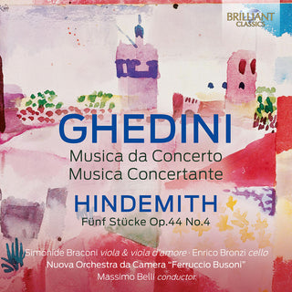 the album cover for Ghedini / Braconi / Bronzi - Musica Da Concerto