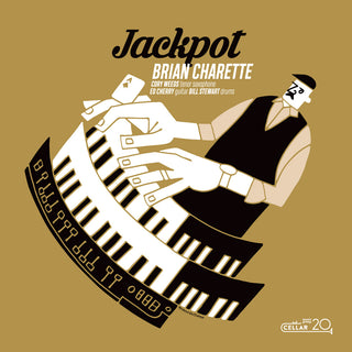 the album cover for Brian Charette - Jackpot
