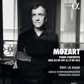 the album cover for Mozart / Sage / Leleux - Piano Concertos 24 & 17
