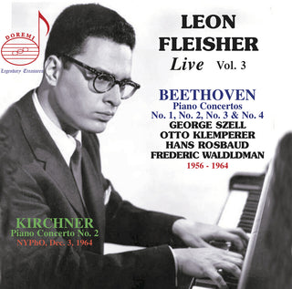 the album cover for Beethoven / Fleisher / Musica Aeterna - Leon Fleisher Live 3 (2pk)