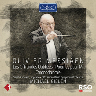 the album cover for Messiaen / Orf Vienna Radio Symphony Orch - Poemes Pour Mi