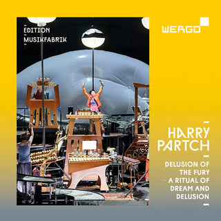 the album cover for Partch / Ensemble Musikfabrik - Delusion of the Fury