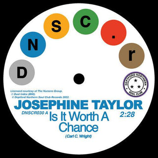 Josephine Taylor- Is It Worth A Chance/Satisfied