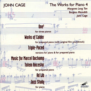 the album cover for MARGARET LENG TAN - Piano Works 4