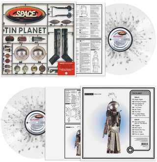 Space- Tin Planet - 140-Gram Clear & Silver Splatter Colored Vinyl