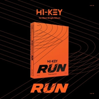 the album cover for H1-Key - Run - incl. Photo Book, Photo Card, Sticker + Postcard