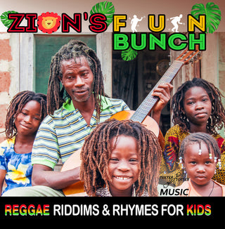 the album cover for Zion's Fun Bunch - Reggae Riddims & Rhymes For Kids (Mod)
