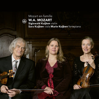 the album cover for Mozart / Kuijken - Mozart En Famille