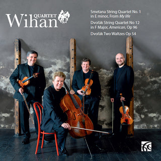 the album cover for Dvorak / Wihan Quartet - Works for String Quartet
