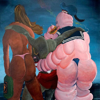 the album cover for Hudson Mohawke - Cry Sugar [Limited Edition Blue LP]