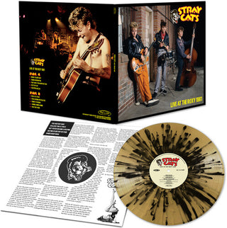 Stray Cats- Live At The Roxy 1981 - Gold/black Splatter