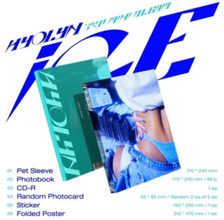 the album cover for Hyolyn - Ice (Post) (Stic) (Phob) (Phot) (Asia)
