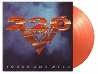 220 Volts- Young & Wild - Limited 180-Gram Crystal Clear, Gold & Red Marble Colored Vinyl