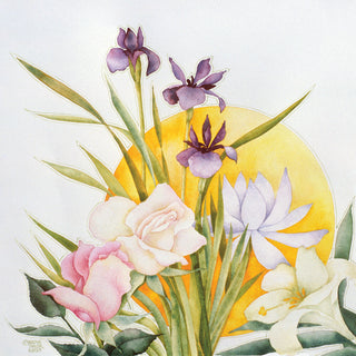 the album cover for Robbie Basho - Bouquet