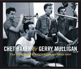 the album cover for Chet Baker  / Mulligan,Gerry - Complete Recordings 1952-1957 (Box) (Spa)