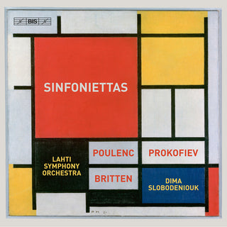 the album cover for Britten / Lahti Symphony Orchestra - Three Sinfoniettas (Hybr)