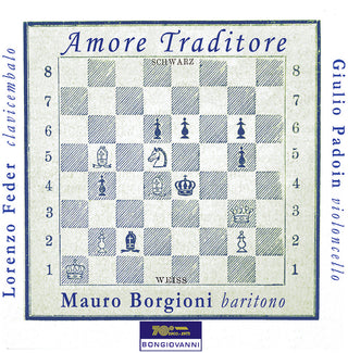 the album cover for J Bach .S. / Borgioni / Padoin - Amore Traditore