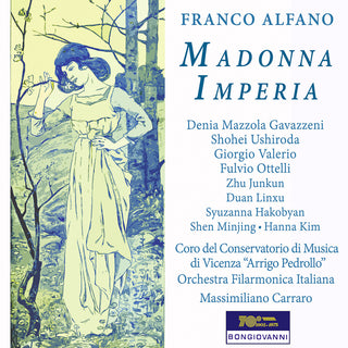 the album cover for Alfano / Gavazzeni / Hakobyan - Madonna Imperia
