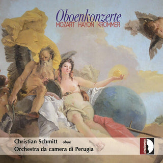 the album cover for Haydn / Schmitt / Orchestra Da Camera Di Perugia - Oboekonzerte