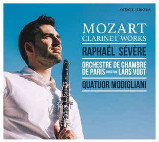 the album cover for Severe, Raphael - Mozart: Clarinet Works