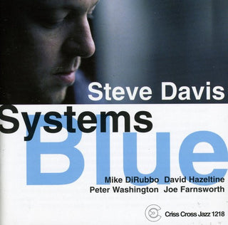 the album cover for Steve Davis - Systems Blue