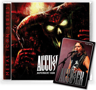 the album cover for Accuser - Dependent Domination