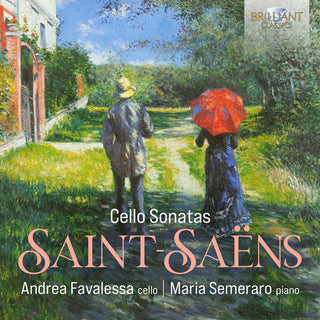 the album cover for Saint-Saens / Favalessa / Semeraro - Cello Sonatas