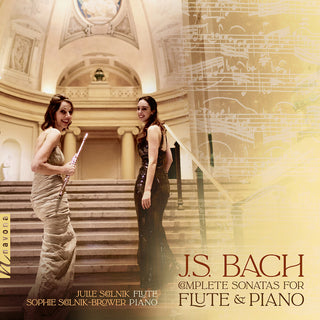 the album cover for Bach, J.S. / Scolnik / Scolnik-Brower - Complete Sonatas for Flute