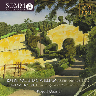 the album cover for Holst / Tippett Quartet - String Quartets 1 & 2