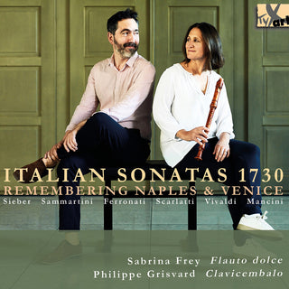 the album cover for Mancini / Frey / Grisvard - Italian Sonatas 1730