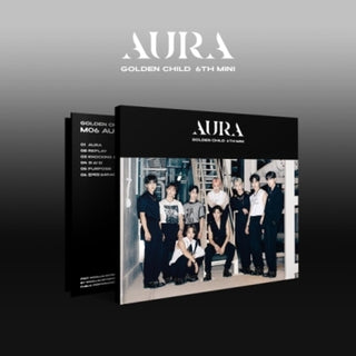 the album cover for Golden Child - Aura - Compact Version - incl. 24pg Photobook + Photo Card