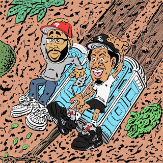 the album cover for Vic Spencer  / Small Professor - Mudslide (Brwn) [Colored Vinyl] [Limited Edition] (Wht) (Can)