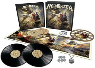 Helloween- Helloween - Limited Boxset includes 2LP's on Black Vinyl, 2CD's, Unique Helloween Clock, Album Cover Print, Six Pins, A Chain, A Patch & Certificate