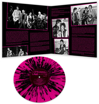 Johnny Thunders & Heartbreakers- L.A.M.F.  Live At The Village Gate 1977 - pink/black splatter