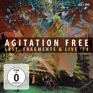 the album cover for Agitation Free - Last Fragments, Live '74 Plus Bonus Dvd (Live At Kesselhaus, Berlin   2013)