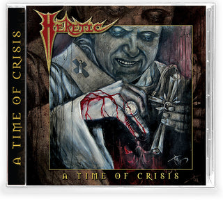 the album cover for Heretic - Time Of Crisis