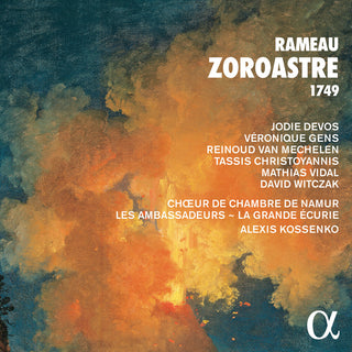 the album cover for Rameau / Devos / Choeur De Chambre De Namur - Zoroastre 1749 (3pk)