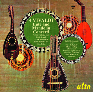 the album cover for Paul Grund - Vivaldi Etc Lute & Mandolin Concertos