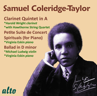 the album cover for Virginia Eskin - Samuel Coleridge -Taylor 1875-1912