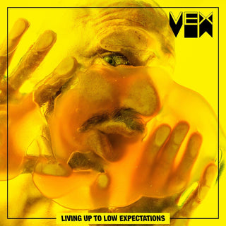 the album cover for Vex - Living Up To Low Expectations