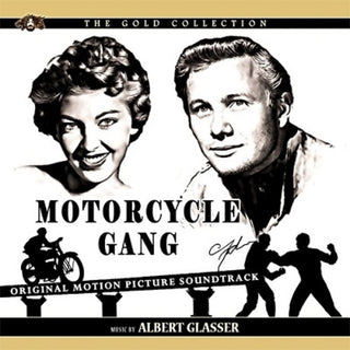 the album cover for Albert Glasser  (Ita) - Motorcycle Gang / O.S.T. (Ita)
