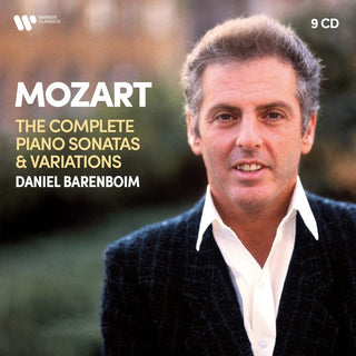 the album cover for Daniel Barenboim - Mozart: Complete Piano Sonatas & Piano Variations