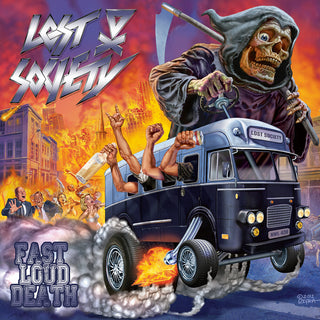 the album cover for The Lost Society - Fast Loud Death