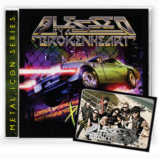 the album cover for Blessed By A Broken Heart - Pedal To The Metal