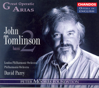 the album cover for John Tomlinson - Great Operatic Arias 8