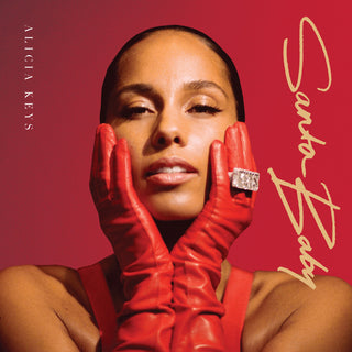 the album cover for Alicia Keys - Santa Baby (Wgrc)
