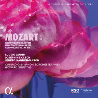 the album cover for Mozart / Ludvig Gudim  / Kanneh-Mason,Jeneba - Violin Concerto No. 4 Kv 218 Piano